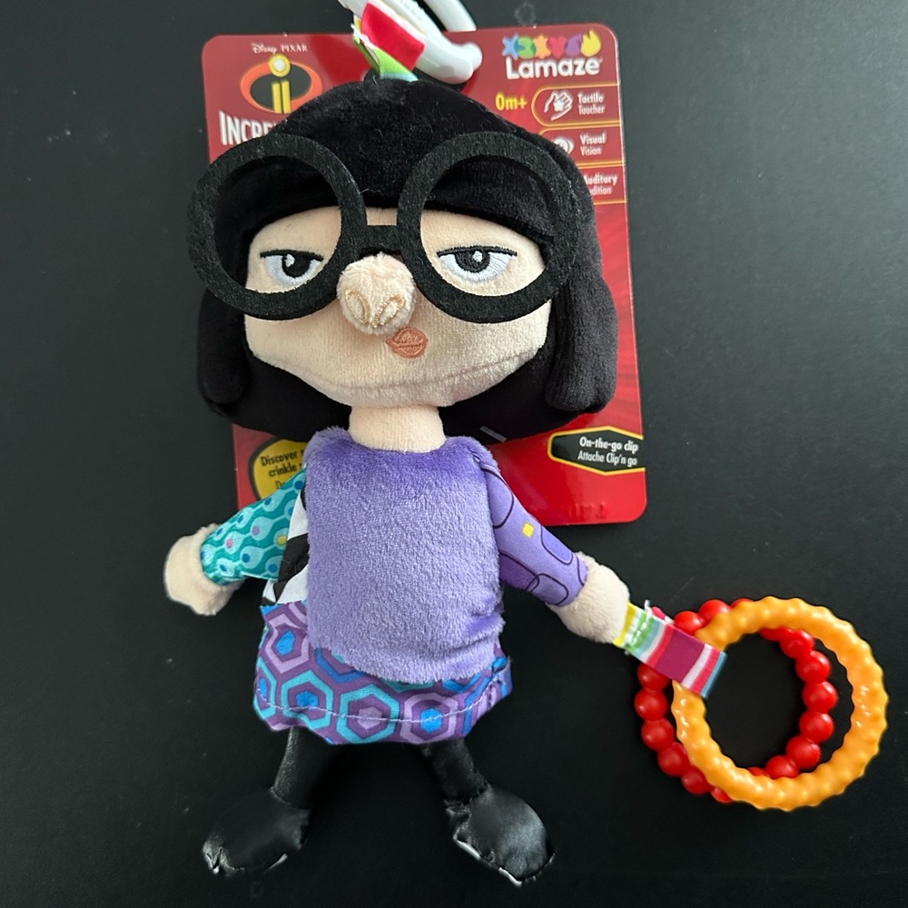 Lamaze Edna Mode Plush with Colorful Rings